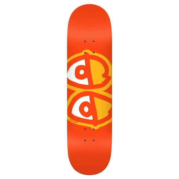 Krooked - Krooked Eyes Orange Skateboard