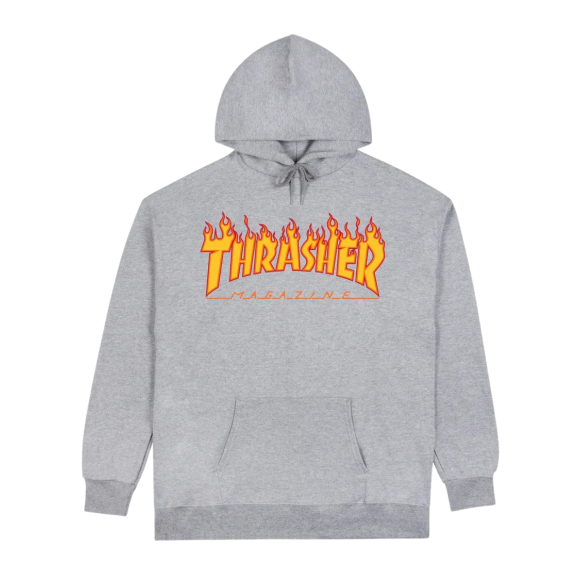 Thrasher - Thrasher Flame Hood Sweatshirt