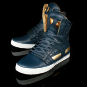 Supra - Skytop II (Navy Gold Leather)