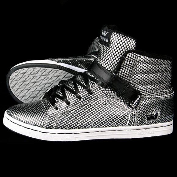 Supra - Supra Suprano High (Chrome/Mesh) Sko